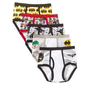 Brand New Boys Batman Briefs 5 pack